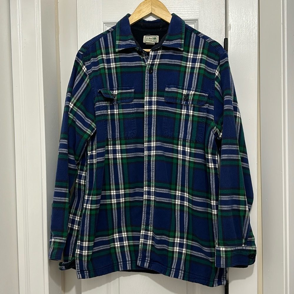 L.L. Bean Fleece Lined Flannel